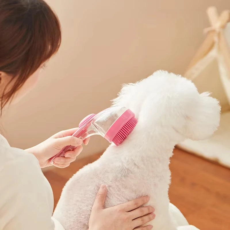 PawSpa™ 2-in-1 Bath Brush & Shampoo Dispenser | Massage, Clean & Pamper in One