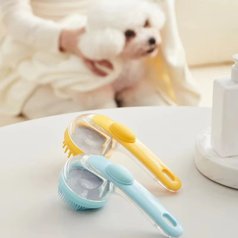 PawSpa™ 2-in-1 Bath Brush & Shampoo Dispenser | Massage, Clean & Pamper in One
