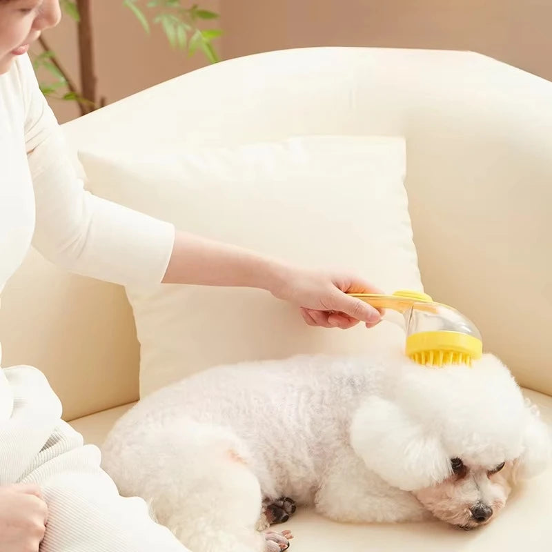 PawSpa™ 2-in-1 Bath Brush & Shampoo Dispenser | Massage, Clean & Pamper in One