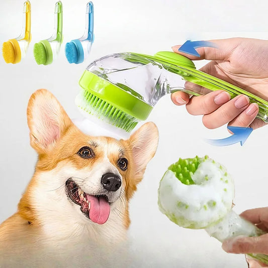 PawSpa™ 2-in-1 Bath Brush & Shampoo Dispenser | Massage, Clean & Pamper in One